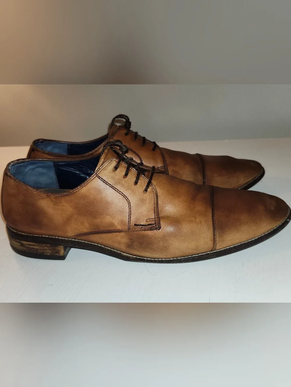 Cole Haan Lenox Hill Cap Toe Oxfords in British Tan 11.5